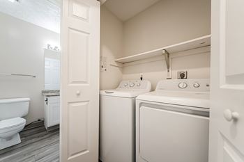 Washer dryer in unit